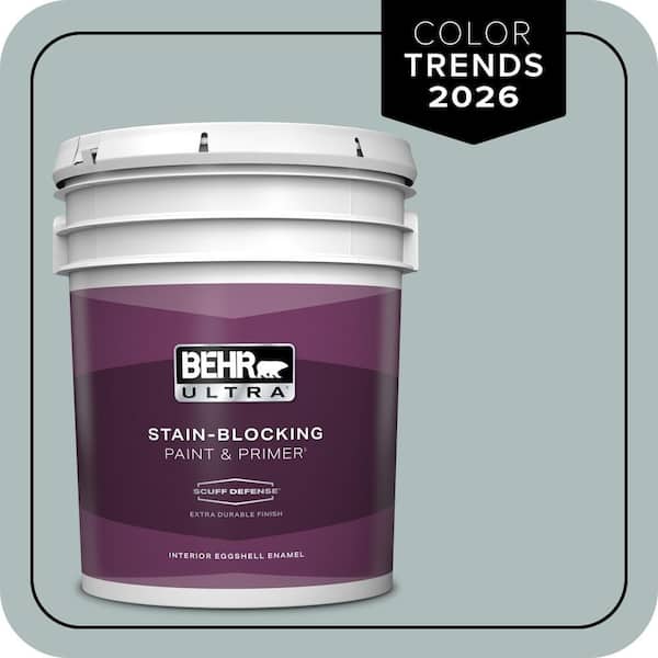 BEHR ULTRA 5 gal. Home Decorators Collection #HDC-CT-26 Watery Extra Durable Eggshell Enamel Interior Paint & Primer