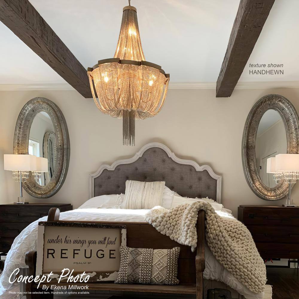 Burnished Honey Dew Faux Wood 6" x 6" Ceiling Beam