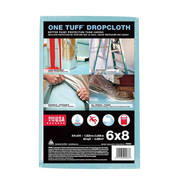 TRIMACO One Tuff 6 ft. x 8 ft. Professional Grade Drop Cloth