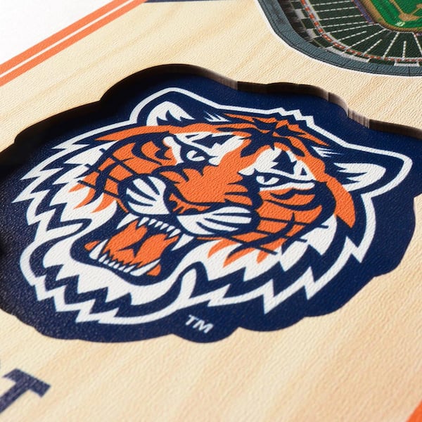 MLB Detroit Tigers 6 in. x 19 in. 3D Stadium Banner-Comerica Park