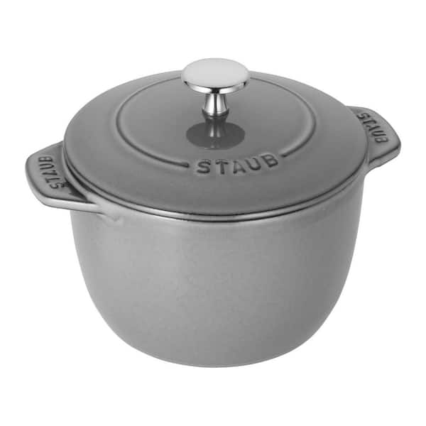 Cast Iron 1.5 qt. Petite French Oven Dutch Oven - Graphite Grey