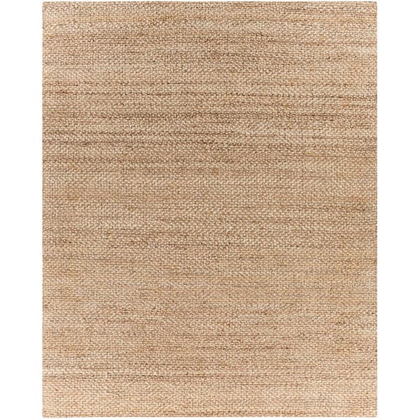 Livabliss Obasey Taupe Solid 8 ft. x 10 ft. Indoor Area Rug