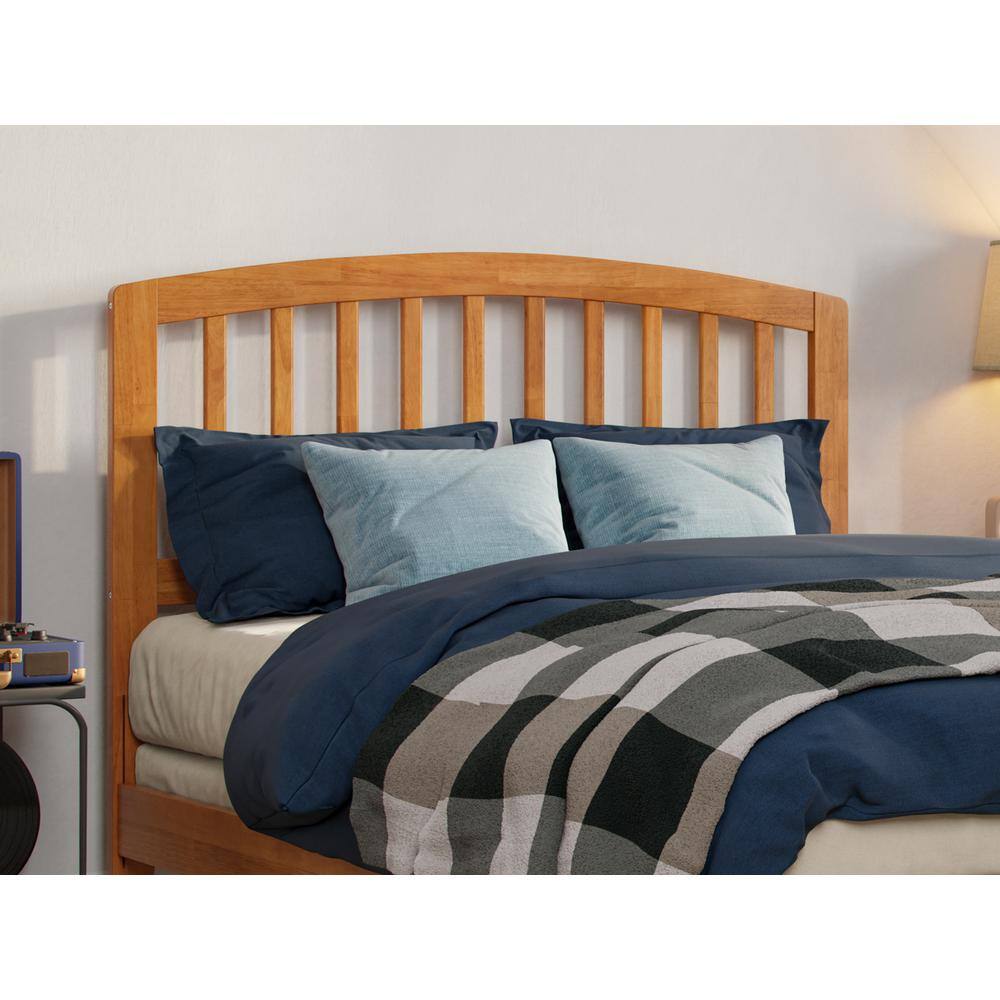 Richmond Full Light Toffee Solid Wood Mission Bed Frame