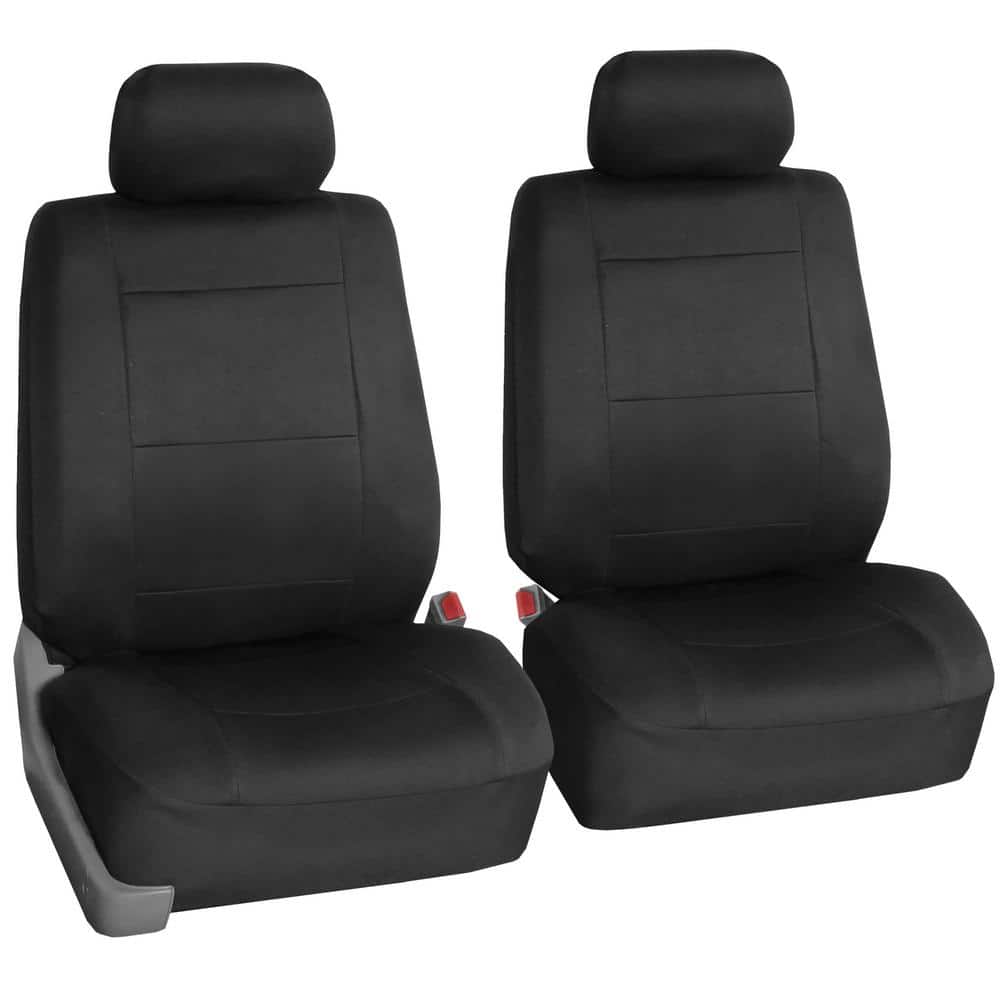 FH Group Neoprene Seat Covers 47 in. x 23 in. x 1 in. - Full Set  DMFB083115BLACK - The Home Depot