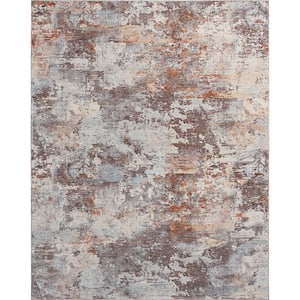 Calabria Earth/Sky 6 ft. x 12 ft. Abstract Area Rug