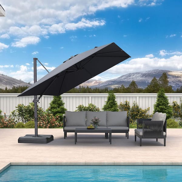 10' square patio umbrella Ultra Cantilever Since its launch in 2013 PURPLE LEAF 10 ft. Square