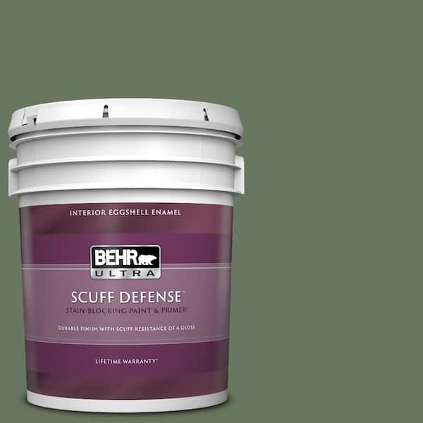 BEHR ULTRA 5 gal. #440F-6 Old Vine Extra Durable Eggshell Enamel Interior Paint & Primer