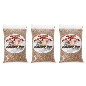 40 lbs. Bags Perfect Mix Hickory, Cherry, Maple, Wood Pellets (3-Pack)