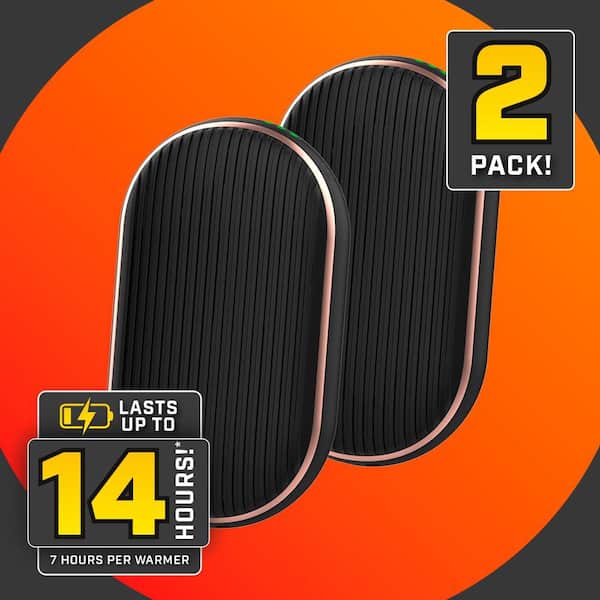 12.5-Watt Electric Personal Hand Warming Fan Forced Air Heater Furnace (2-Pack)