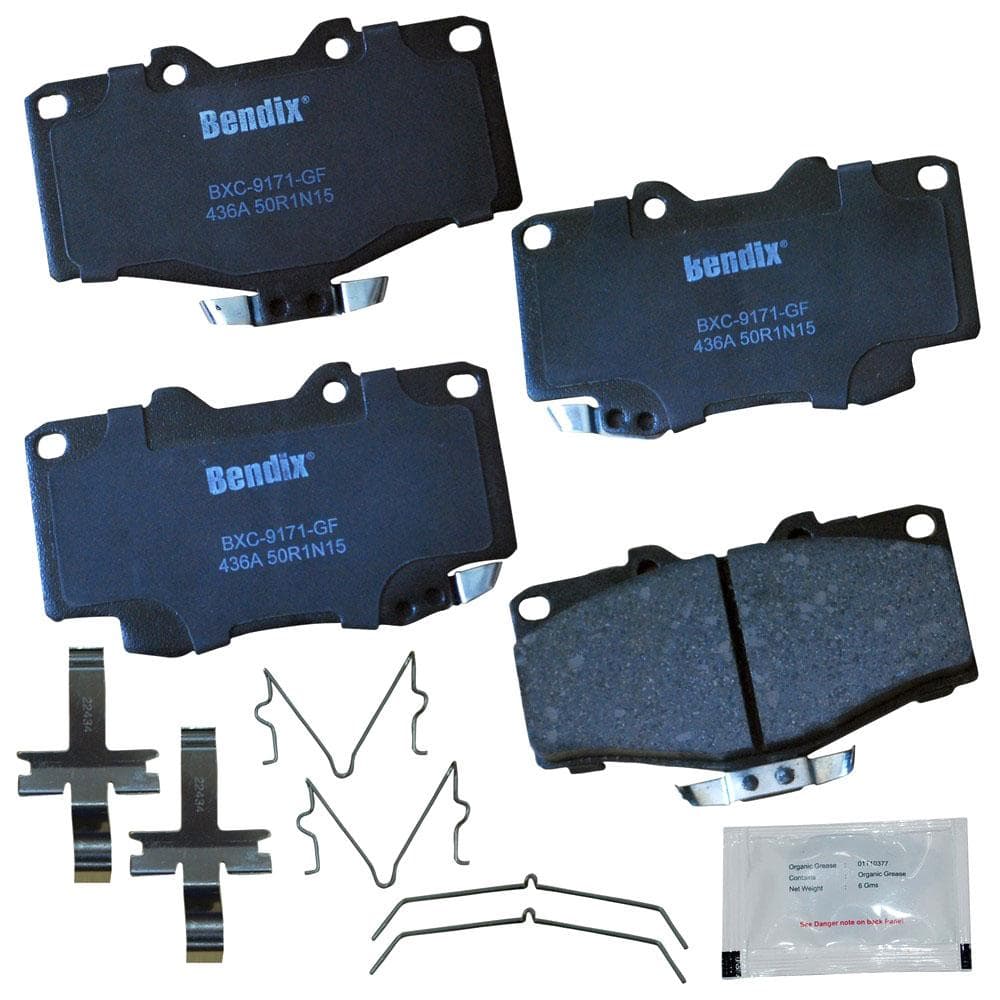 Bendix Premium Copper Free Disc Brake Pad Set 2002-2005 Honda Civic 1 ...