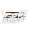 CROSLEY FURNITURE Shelby 7-Piece White Dining Set KF20001-WH - The Home ...