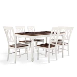 Shelby 7-Piece White Dining Set