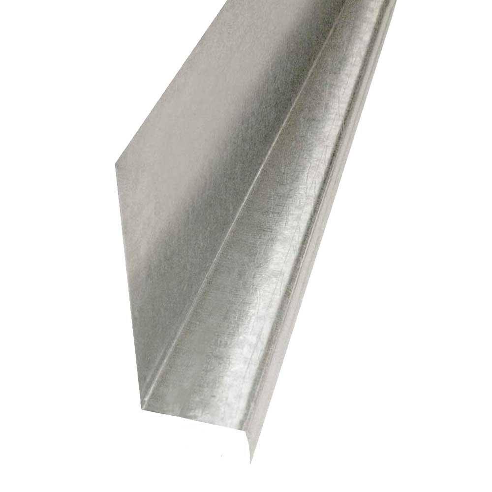 Gibraltar Building Products 3 4 In X 10 Ft Galvanized Steel Z Bar Flashing Szb34g The Home Depot