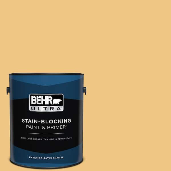 BEHR ULTRA 1 gal. #M290-4 Garbanzo Paste Satin Enamel Exterior Paint & Primer