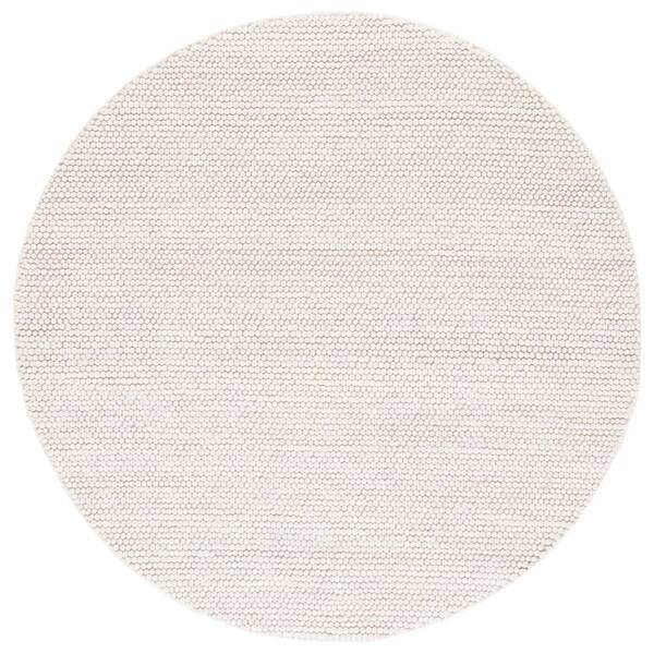 SAFAVIEH Natura 6 ft. x 8 ft. Ivory Gradient Oval Area Rug NAT620A ...
