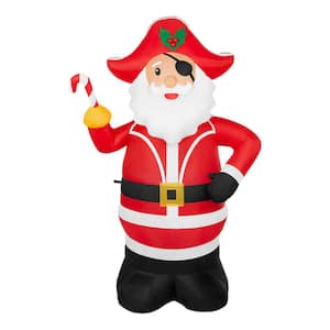 6 ft. LED Pirate Santa Christmas Airblown® Inflatable