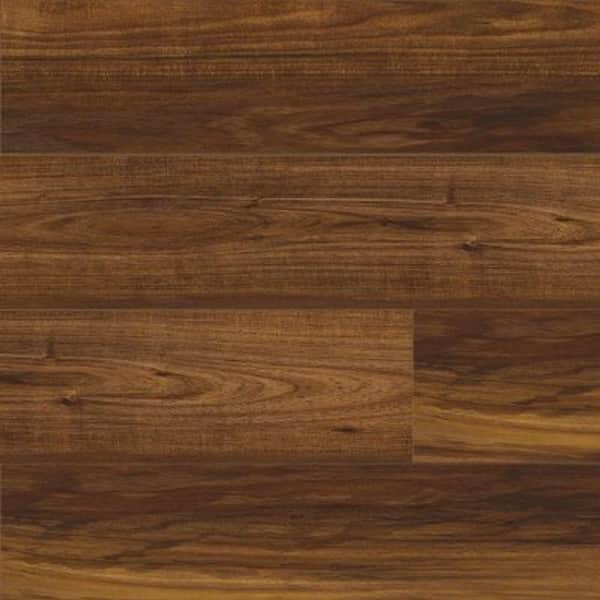 Unbranded Take Home Sample - Mullen Home Mossy Gold Teak Laminate Flooring - 6-1/6 in. x 10 in.