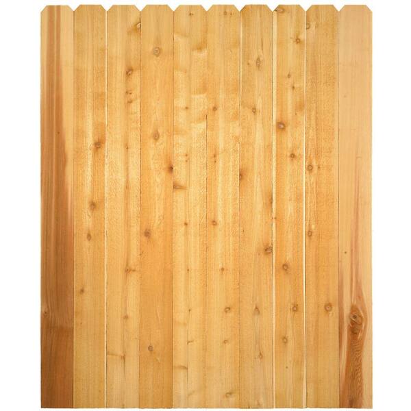 1x6 cedar fence boards home depot