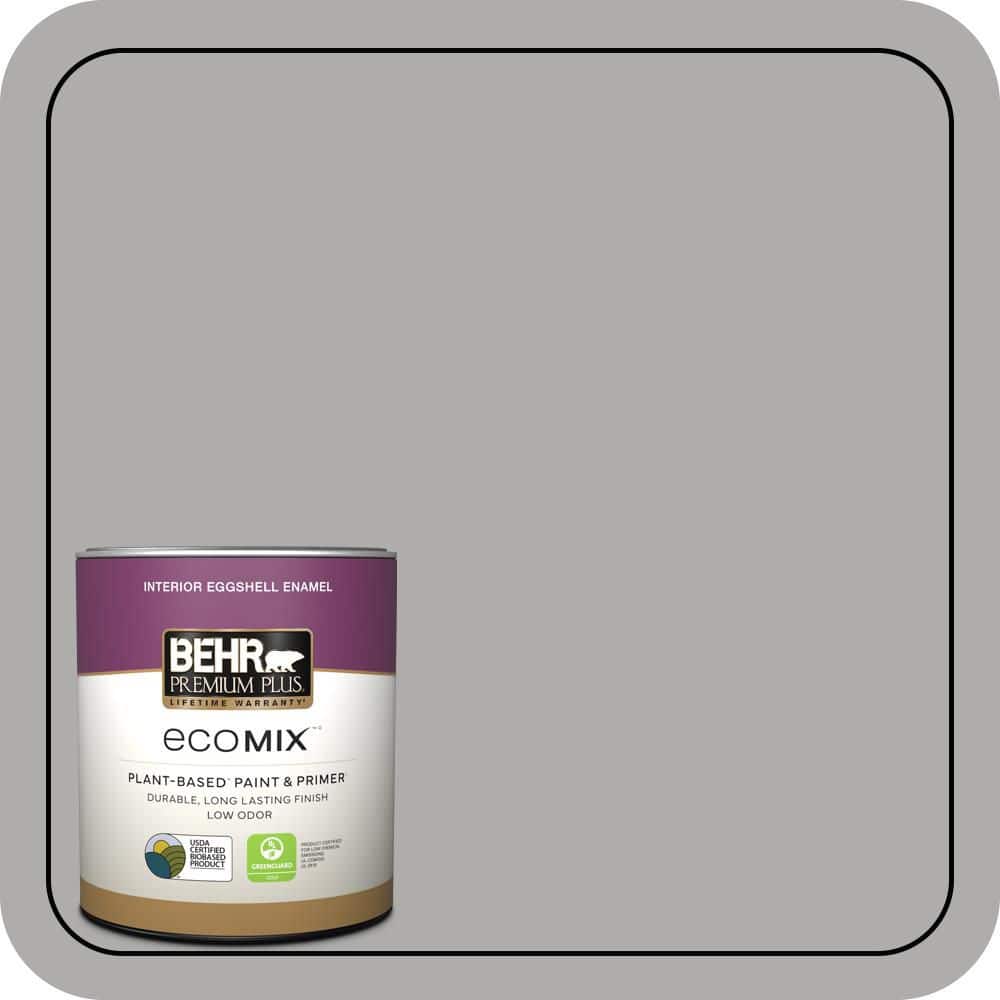 1 qt. #N520-3 Flannel Gray Eggshell Enamel EcoMix Plant-Based Interior Paint & Primer price history on PriceWatchPro