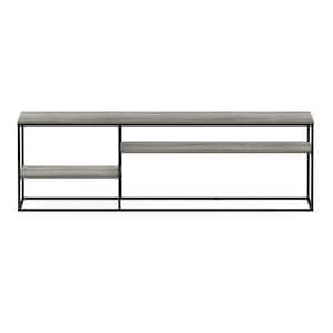 Moretti 70 in. French Oak Grey Modern Lifestyle TV Stand Fits TV's up to 78 in.