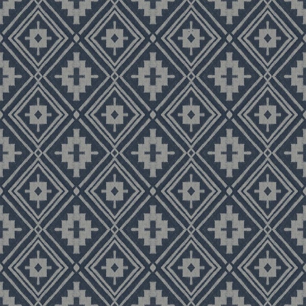 Chesapeake 20.50 in. W x 396 in. L Dark Blue Camp Blanket Wallpaper Sample