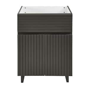 Bernay 24 in. W x 18 in. D x 33 in. H Bath Vanity Cabinet with Out Top in Grey