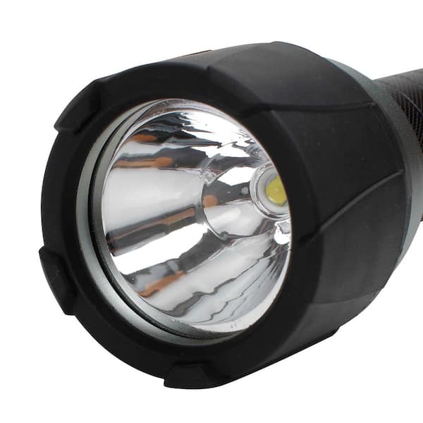 1500 LED - Lumens Unbreakable The Home 18FL0201 Husky Depot Aluminum Virtually Flashlight