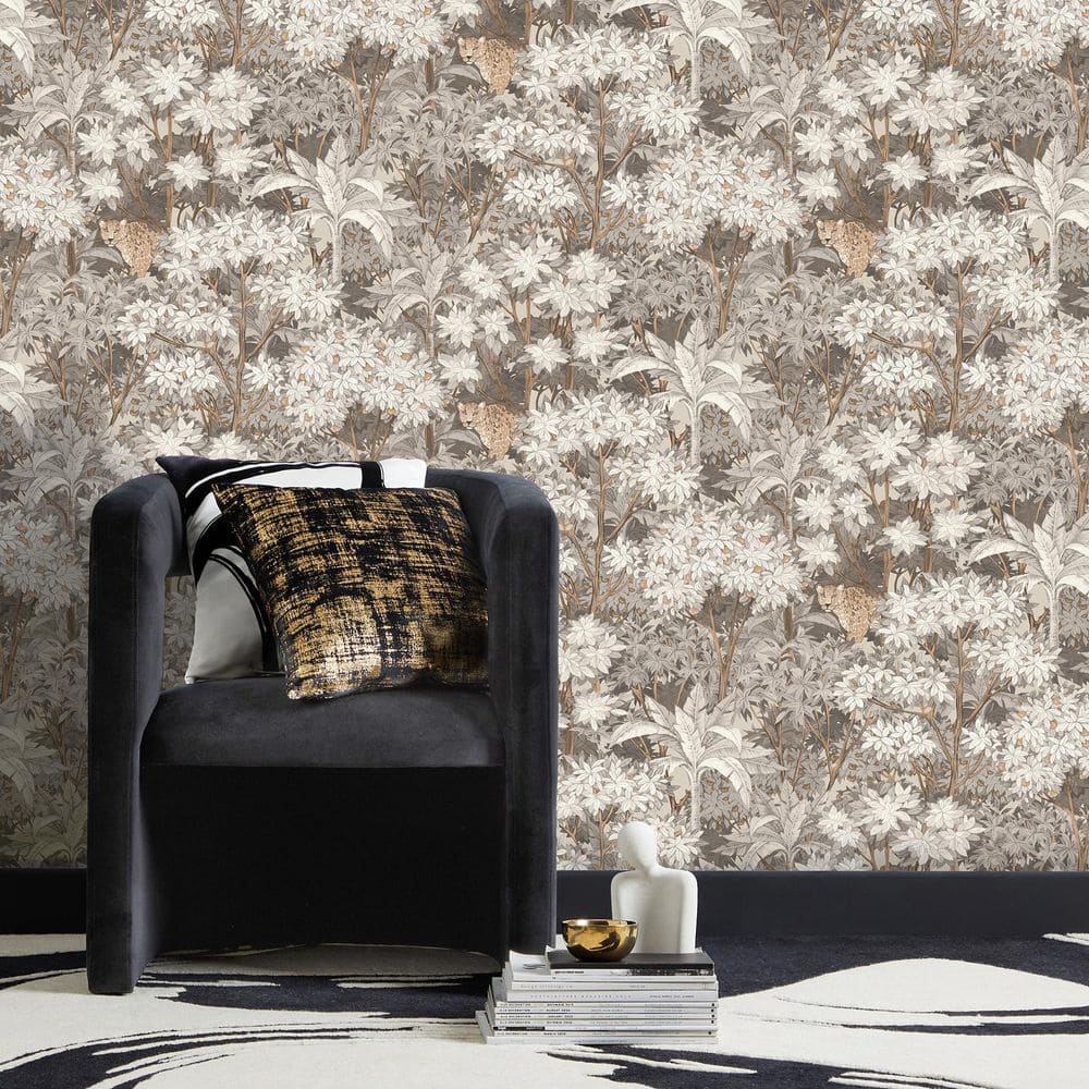Kamali Neutral Leopard Trees Wallpaper price history on PriceWatchPro