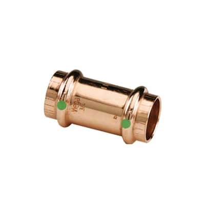 ProPress 3/4 in. Press Copper Coupling Fitting with Stop (10-Pack)
