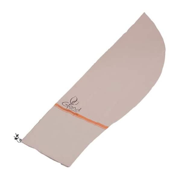 Clihome Oxford Fabric Fade Resistant Patio Umbrella Cover for Offset Umbrella with Adjustable Peg Closure and Hook