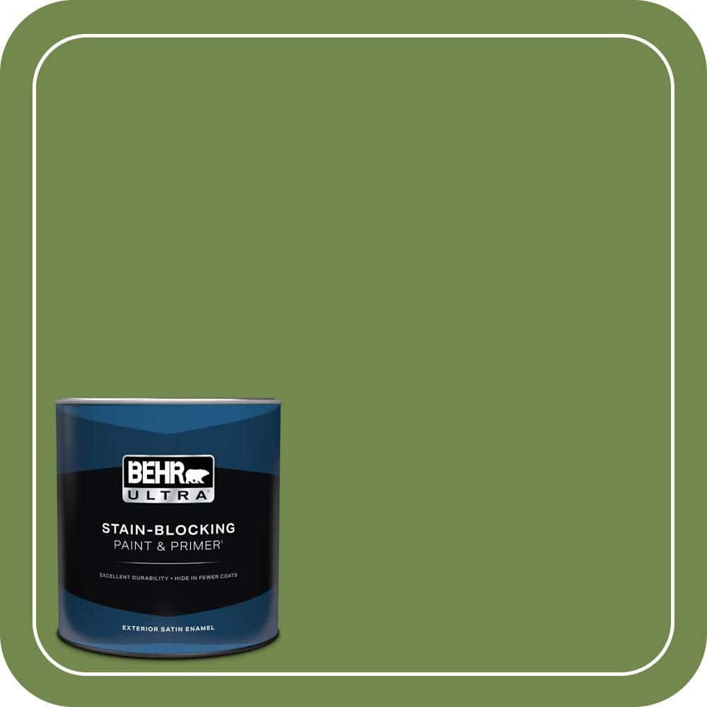 1 qt. #HDC-SM14-2 Green Suede Satin Enamel Exterior Paint & Primer price history on PriceWatchPro