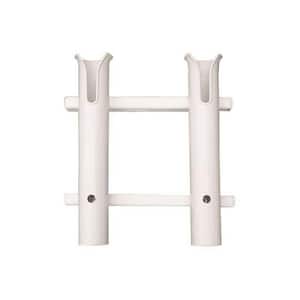 2-Rod Deluxe Poly Rod Rack - White