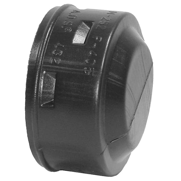Advanced Drainage Systems 4 in. Singlewall Solid Snap End Cap