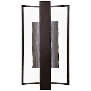 Sidelight Dorian Bronze Outdoor Hardwired Wall Sconce with Integrated LED