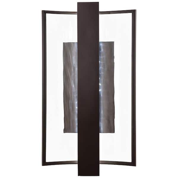 George Kovacs Sidelight Dorian Bronze Outdoor Hardwired Wall Sconce with Integrated LED