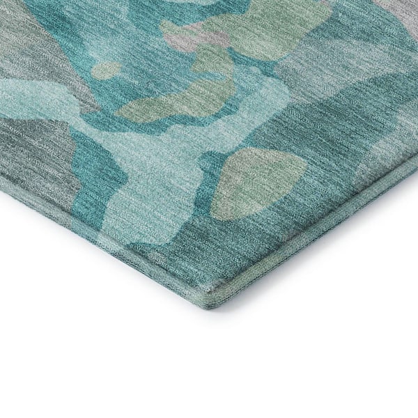 Mayfield Premium Machine Washable Abstract AMF2161 Taupe 10 ft. x 14 ft. Area Rug