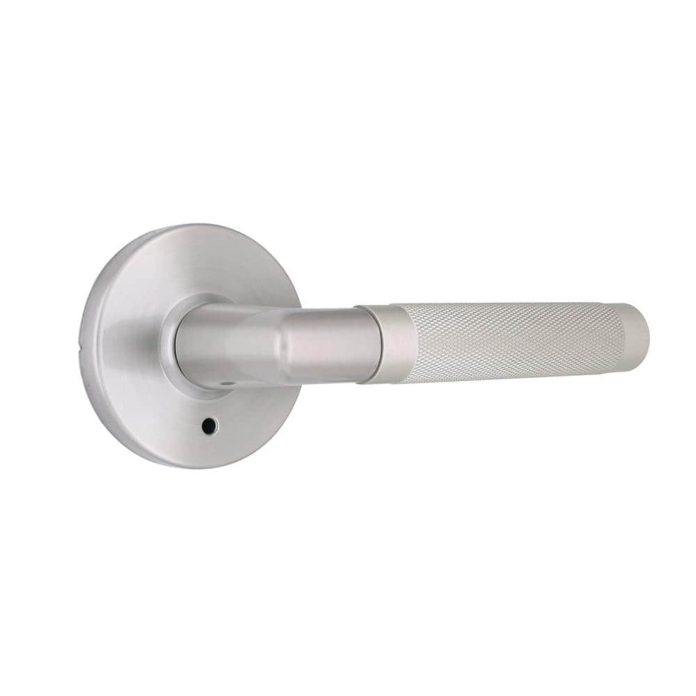 Woodcliff Satin Nickel Privacy Bed/Bath Door Lever