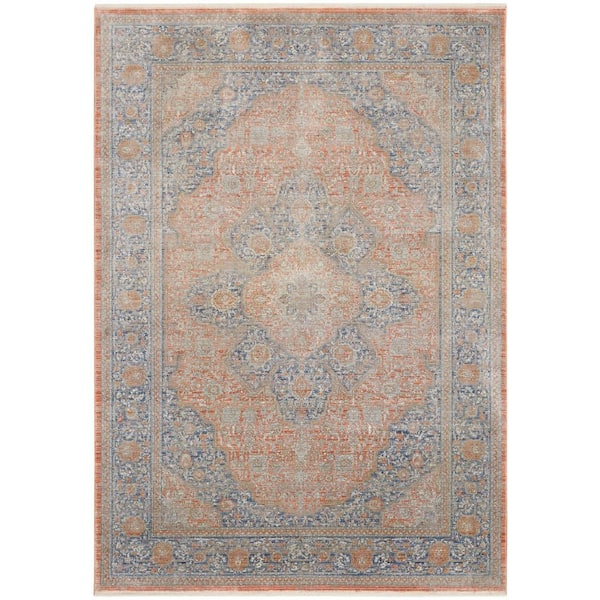 Nourison Starry Nights Blush Multi 10 ft. x 13 ft. Traditional Area Rug