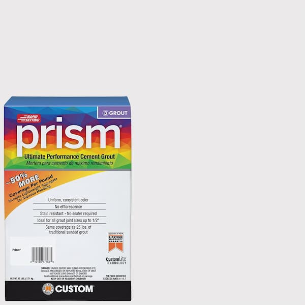 Custom Building Products Prism #642 Ash 17 lb. Ultimate Performance Grout