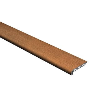 Vinyl Pro Classic Saddlewood 3/4 in. Thick x 1-2-1/16 in. Wide x 72-5/6 in. Length Vinyl Flush Stair Nose Molding
