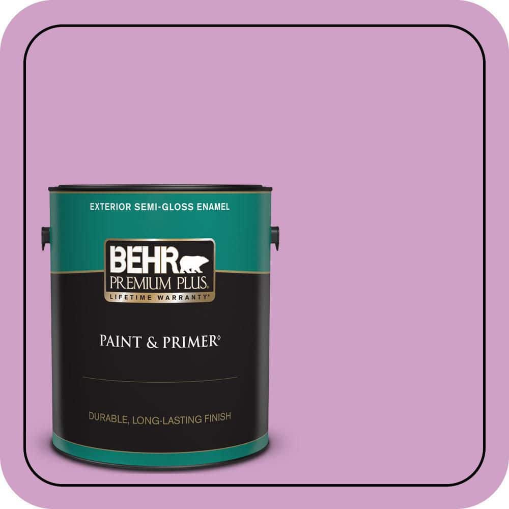 1 gal. #670B-4 Geranium Bud Semi-Gloss Enamel Exterior Paint & Primer price history on PriceWatchPro