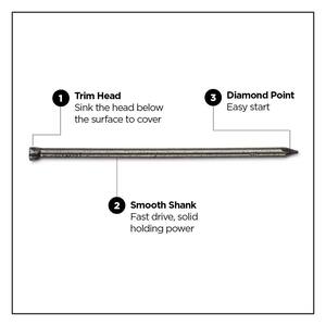1-1/2 in. (4D) Brite Finish Nail 1 lb. (445-Count)
