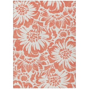 Chantille ACN551 Salmon 3 ft. x 5 ft. Machine Washable Indoor/Outdoor Geometric Area Rug