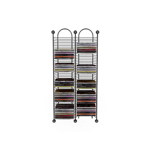 Atlantic Nestable Black Media Storage