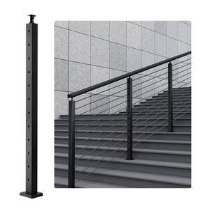 VEVOR Cable Railing Post 42 in. x 1.97 in. x 1.97 in. Stainless