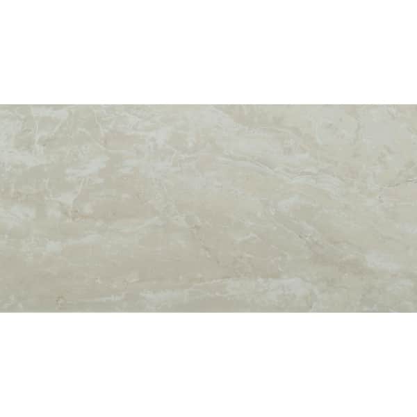 MSI Onyx Ivory. 12 in. x 24 in. Matte Porcelain Floor and Wall Tile (16 sq. ft./Case)