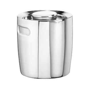 1.5 Qt. No Handle Insulated Ice Bucket in Polished Stainless Steel