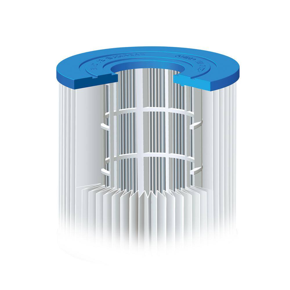 Summer Waves Blue and White Pool Filter Cartridge 6-Pack