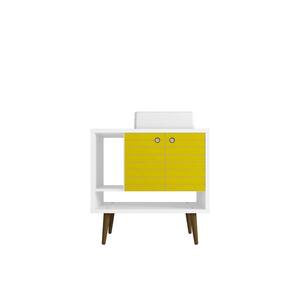 Liberty 31.49 in. W Bath Vanity in Yellow with Vanity Top in White with White Basin