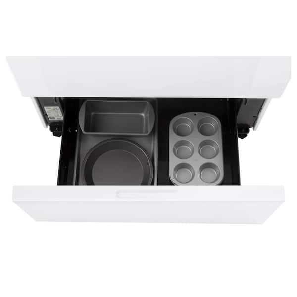 Hotpoint - 30 in. 4 Burner Element Free-Standing Electric Range in White